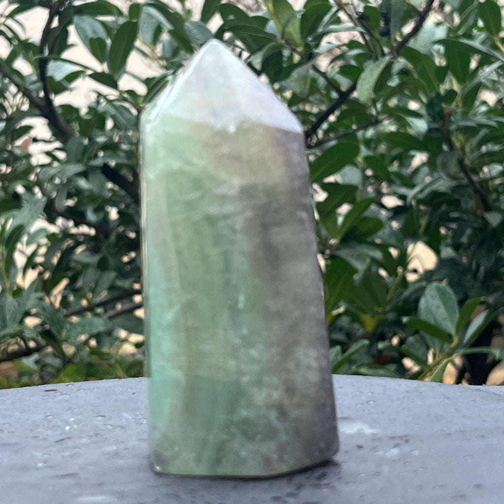 Obelisc fluorit verde model 22, pietre semipretioase - druzy.ro 3 