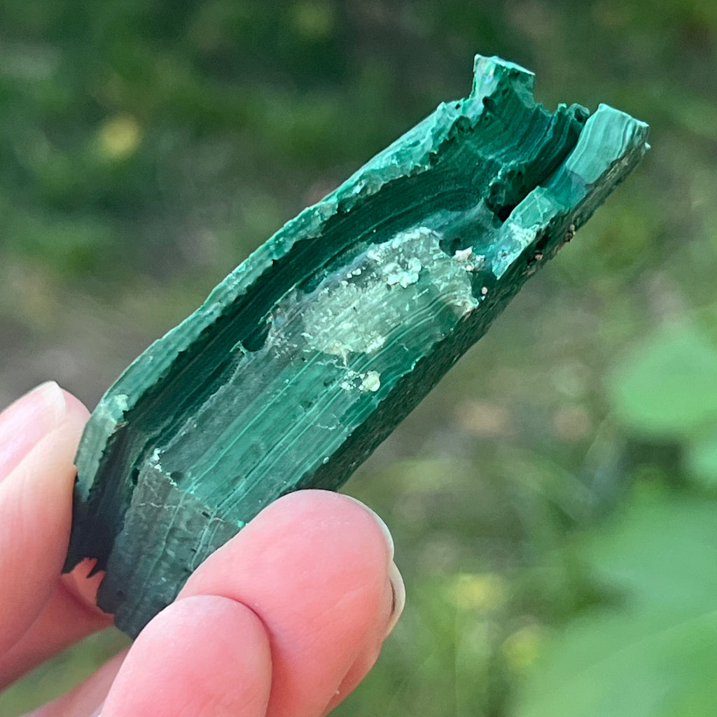 Malachit piatra bruta | Model 11, pietre semipretioase - druzy.ro 2 