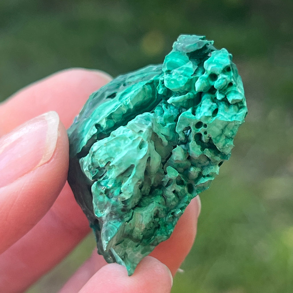 Malachit piatra bruta | Model 6, pietre semipretioase - druzy.ro 3 