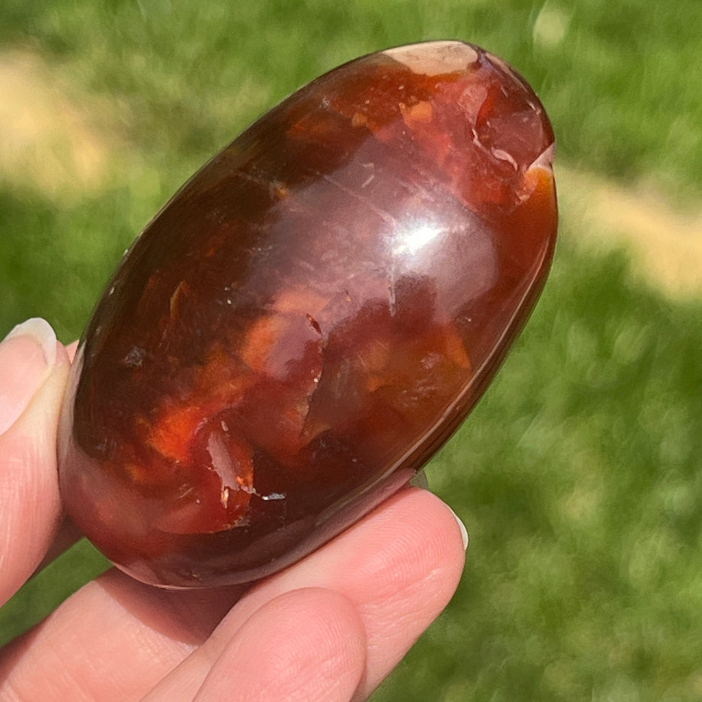 Palmstone carneol model 5A, pietre semipretioase - druzy.ro 4 