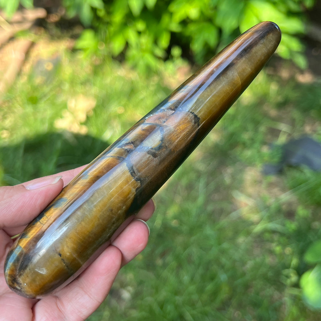 Bagheta masaj ochi de tigru m4, pietre semipretioase - druzy.ro 4 