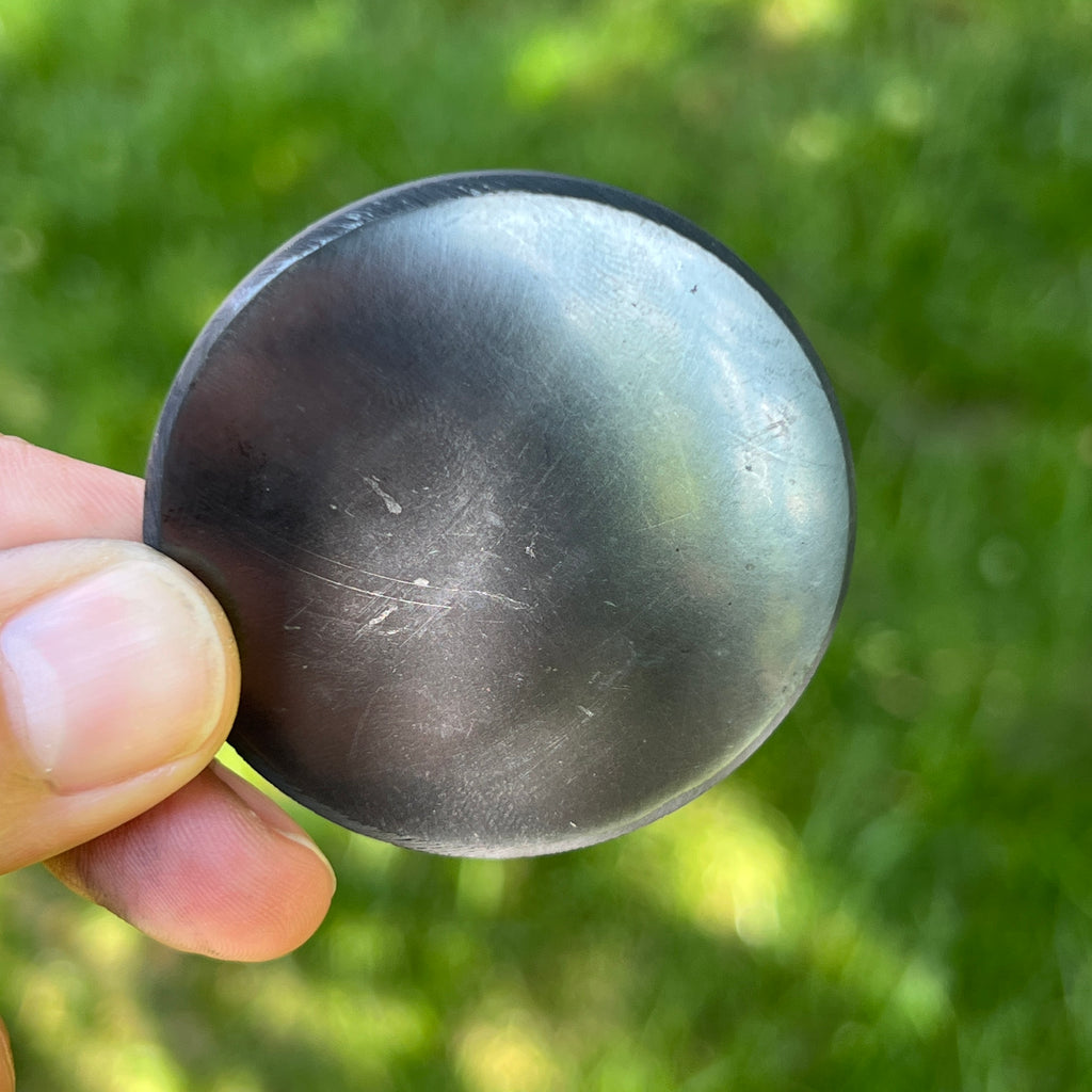 Disc din Shungit Metatron Silver, pietre semipretioase - druzy.ro 2 