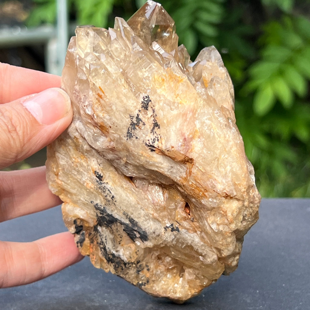 Citrin fumuriu din Congo – specimen natural, netratat | Model 6, pietre semipretioase - druzy.ro 4 