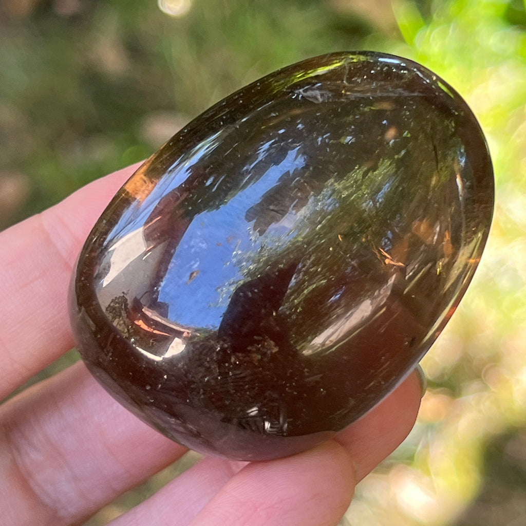 Palmstone cuart fumuriu unicat, model 4, pietre semipretioase - druzy.ro 3 