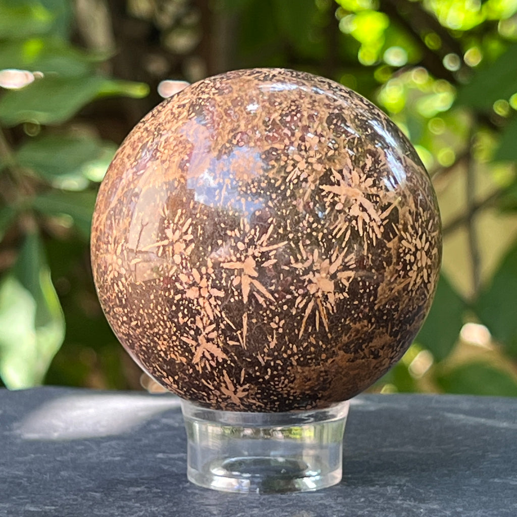 Sfera Starburst jasp | Model 5, pietre semipretioase - druzy.ro 1 