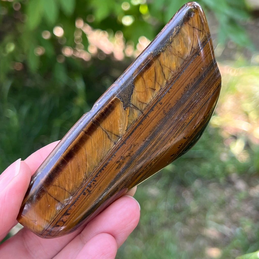 Ochi de tigru (din Prieska Africa) model 11, pietre semipretioase - druzy.ro 1 