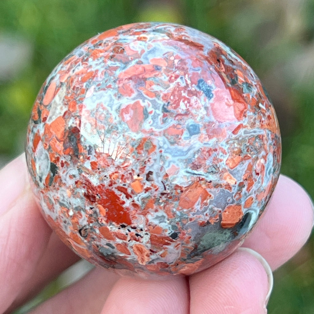 Sfera jasp rosu model 7, pietre semipretioase - druzy.ro 4 