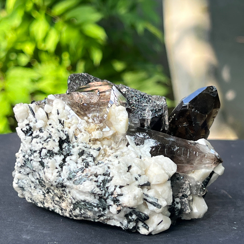 Specimen cluster cuart fumuriu m4, pietre semipretioase - druzy.ro 9 