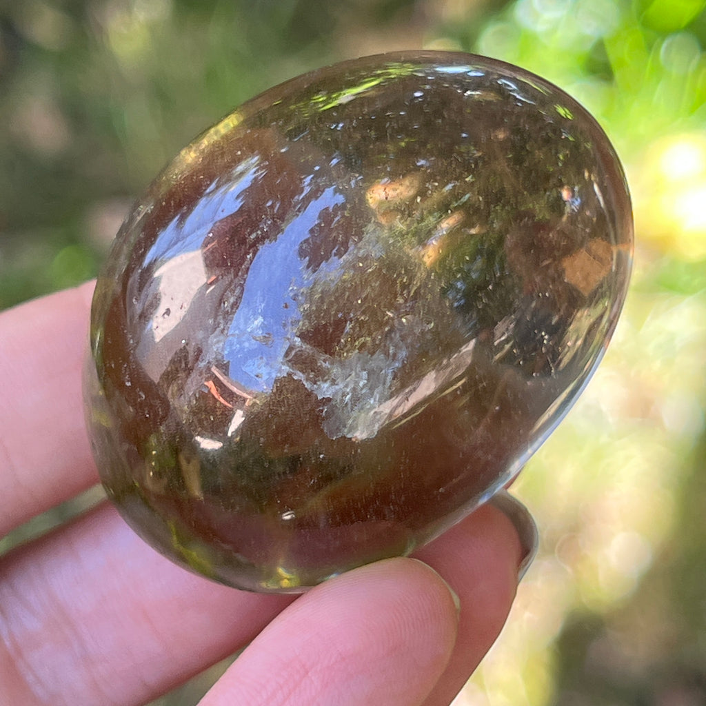 Palmstone cuart fumuriu unicat, model 8, pietre semipretioase - druzy.ro 2 