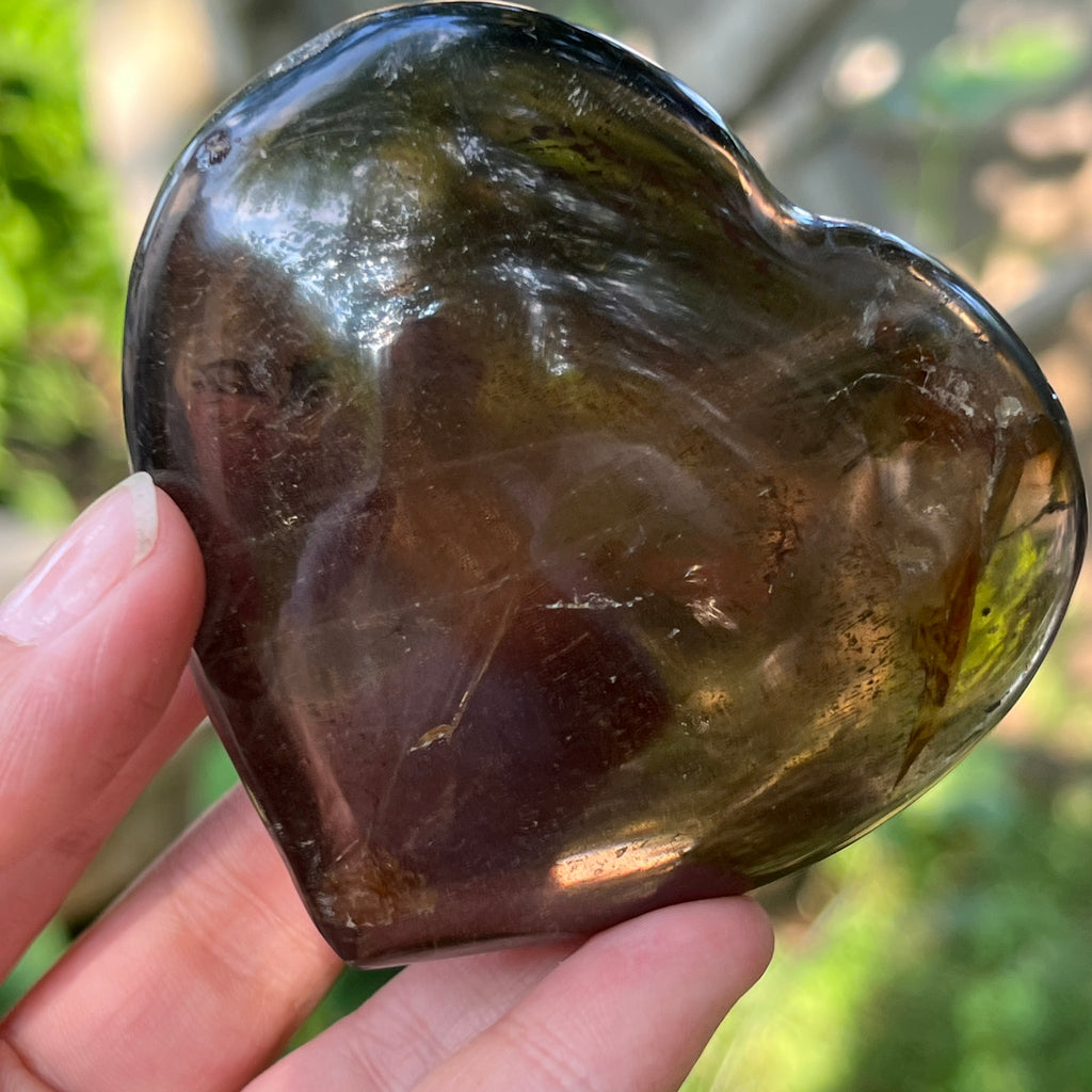 Inima cuart fumuriu m2, pietre semipretioase - druzy.ro 2 
