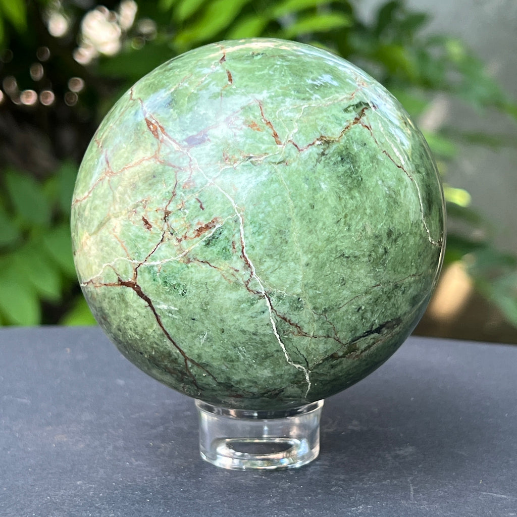Crisopraz sfera m8, pietre semipretioase - druzy.ro 4 