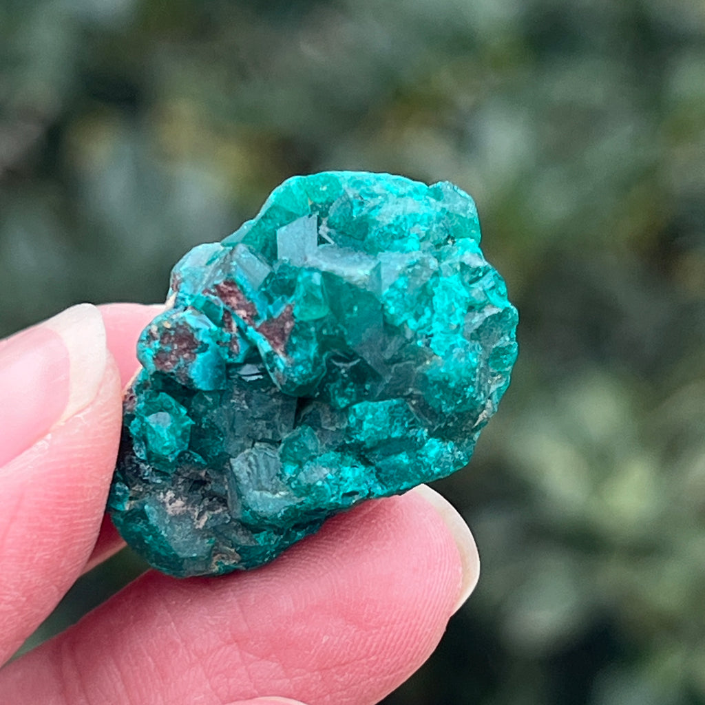 Dioptaz cluster din Congo model 20, pietre semipretioase - druzy.ro 2 