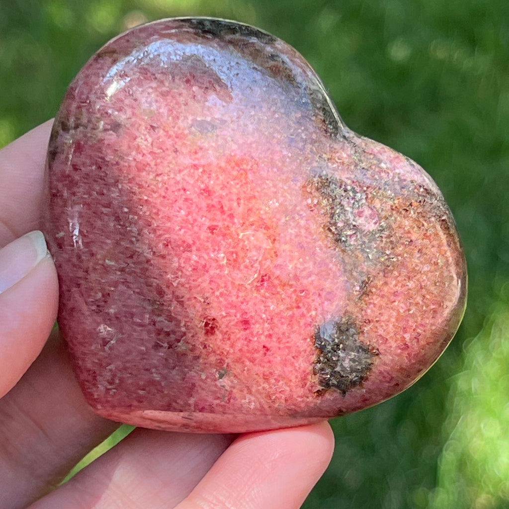 Inima rodonit Madagascar model 1, pietre semipretioase - druzy.ro 4 