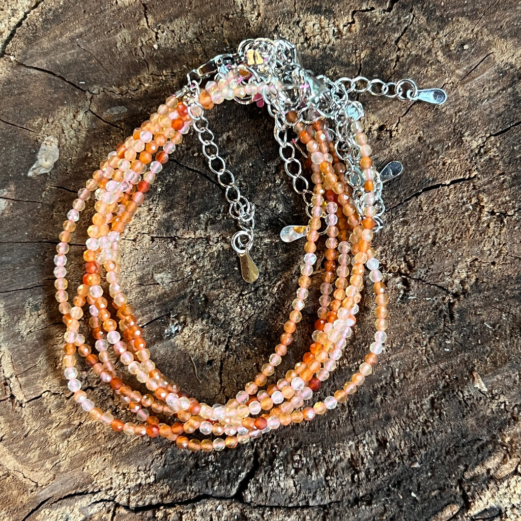Bratara carneol 2 mm reglabila, pietre semipretioase - druzy.ro 5 