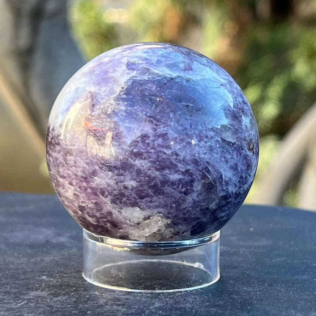 Lepidolit sfera model 2, druzy.ro, cristale 4