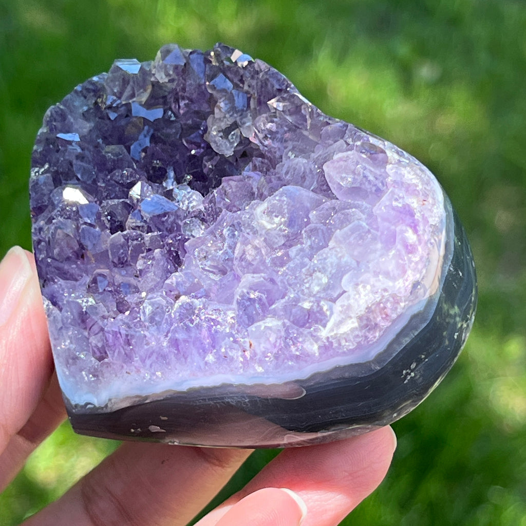 Inima ametist model 7, pietre semipretioase - druzy.ro 2 