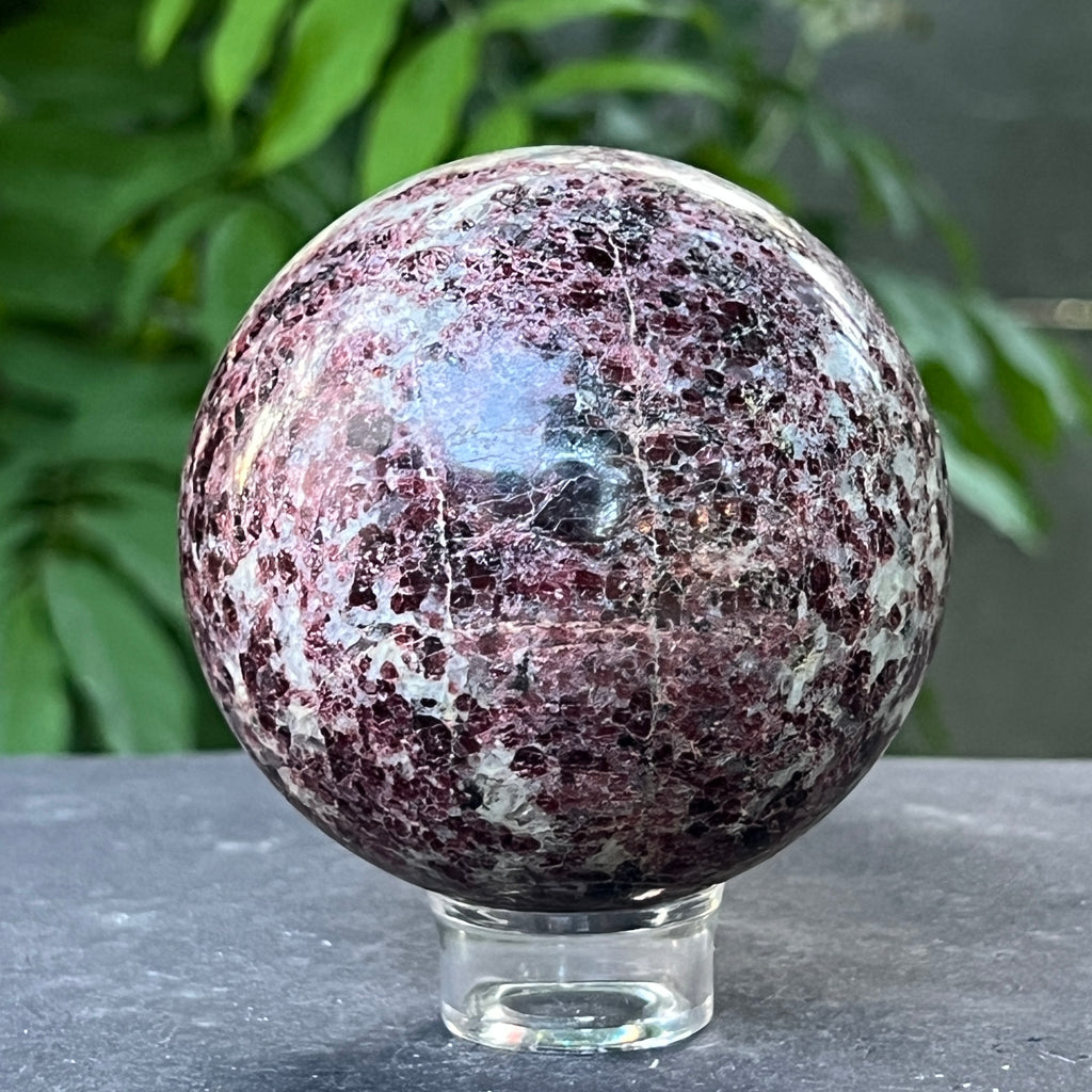 Sfera granat cu cuart | Model 3, pietre semipretioase - druzy.ro 6 