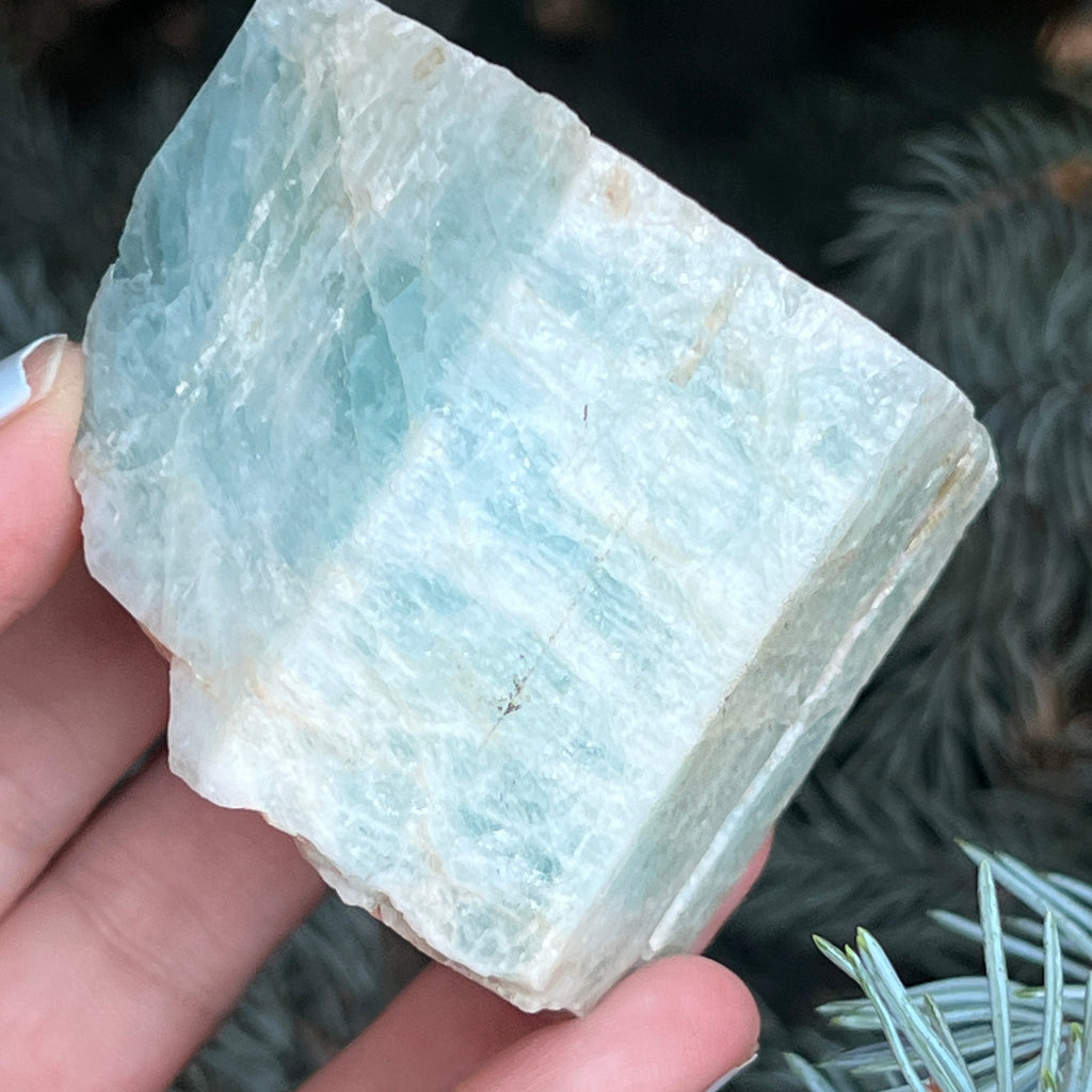 Acvamarin Pakistan piatra bruta model pk23, pietre semipretioase - druzy.ro 8 