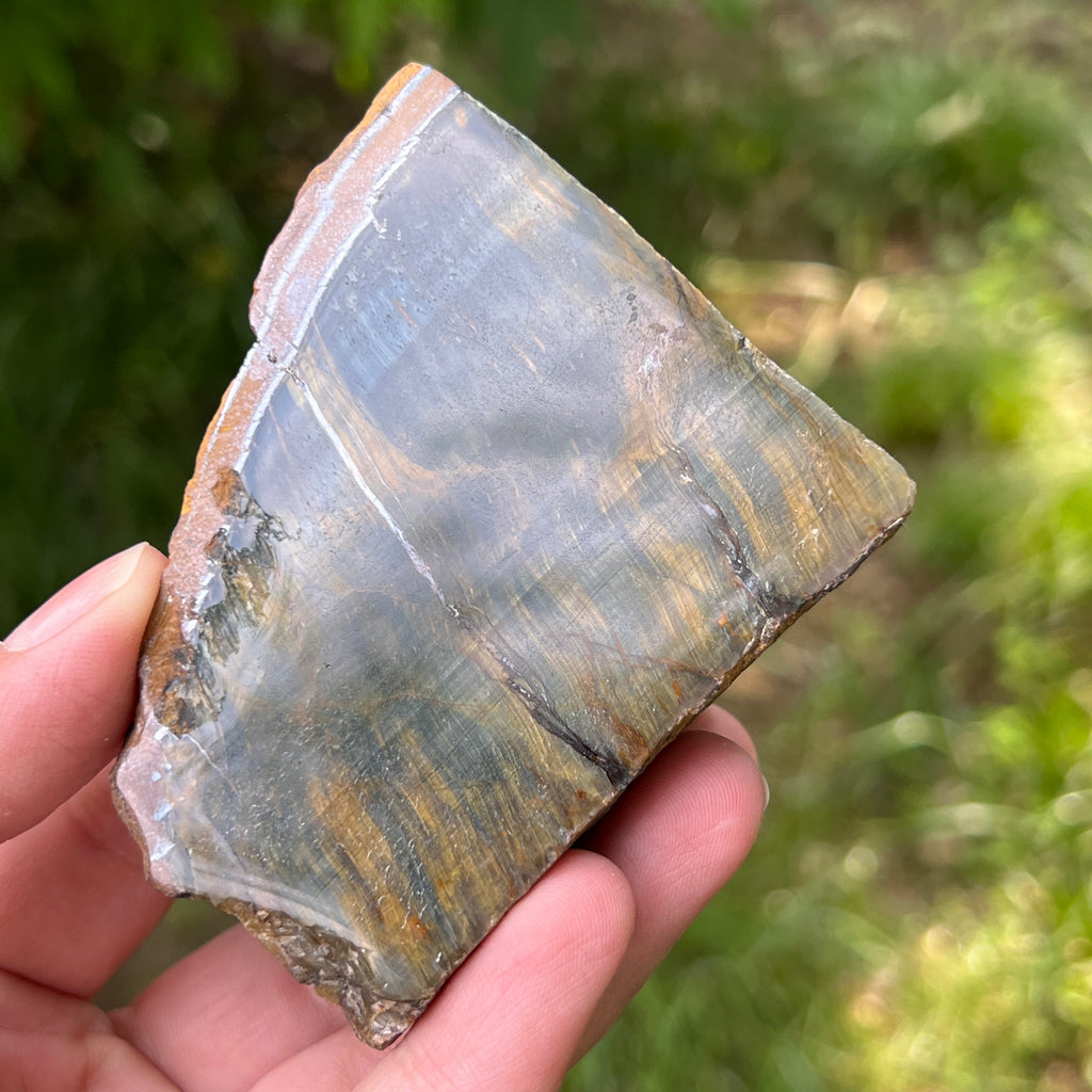 Piatra bruta ochi de tigru albastru (ochi de soim) model 6, pietre semipretioase - druzy.ro 4 