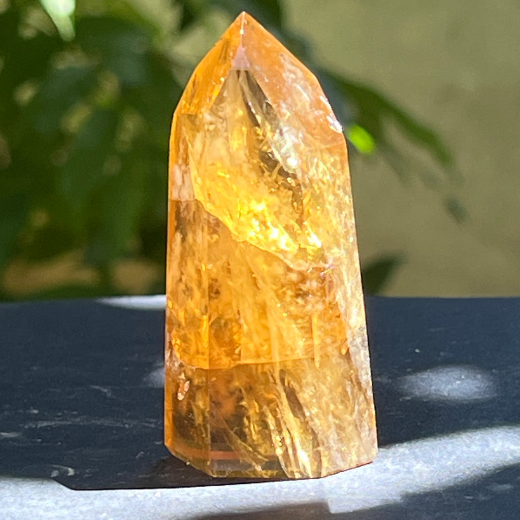 Obelisc citrin Brazilia calitate Extra AAA model 11, pietre semipretioase - druzy.ro 4 