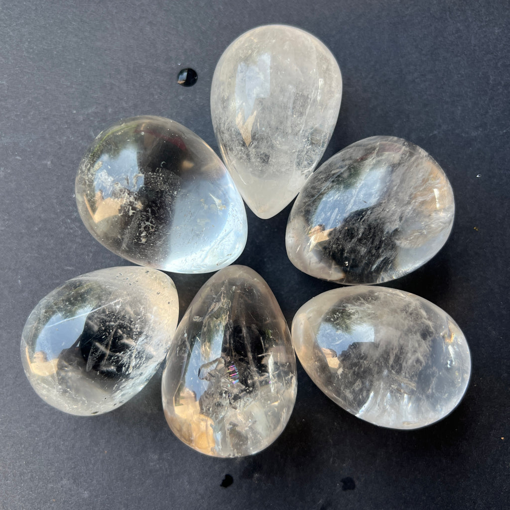 Ou din cuart de stanca/cristal incolor, pietre semipretioase - druzy.ro 5 