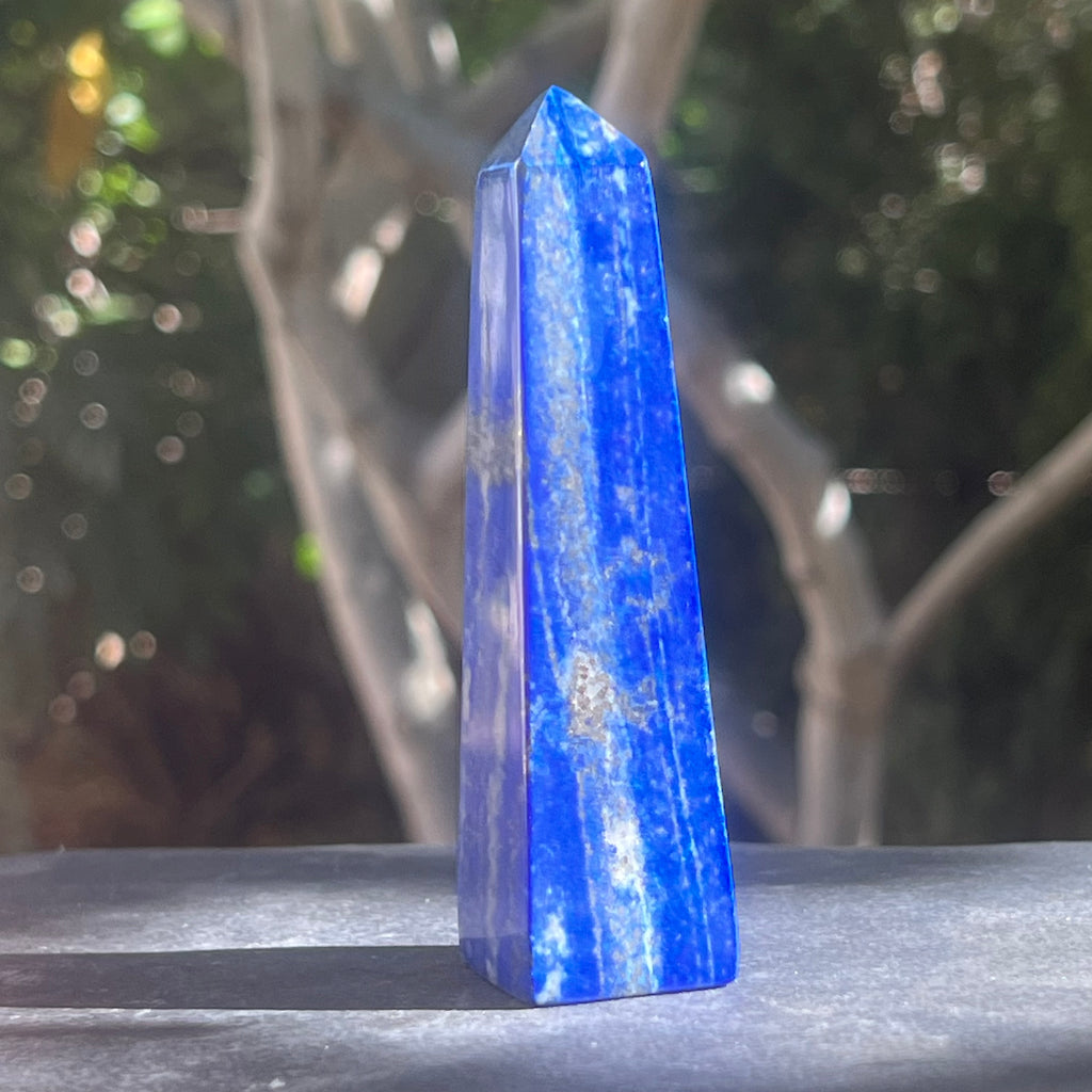 Turn/obelisc lapis lazuli m11, druzy.ro, cristale 7