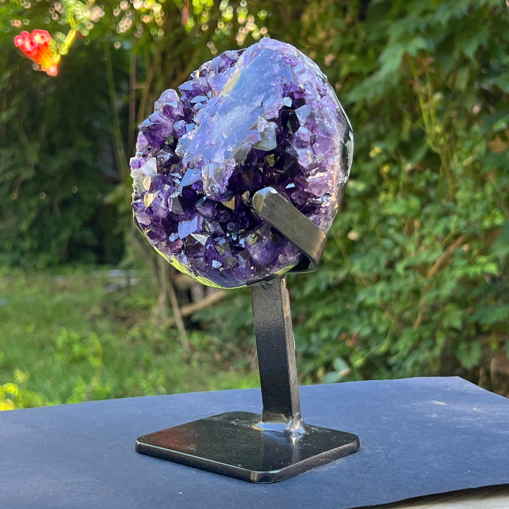 Ametist Uruguay AAA pe stand calitate +AAA, geoda ametist Urguay | Model 3, pietre semipretioase - druzy.ro 8 