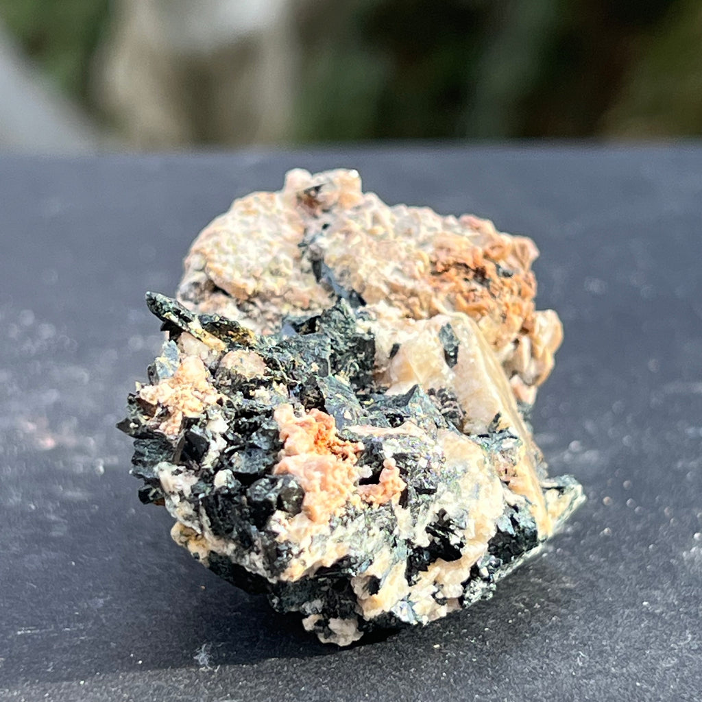 Cluster egirin mini cuart fumuriu/negru Zomba m3, druzy.ro, cristale 3