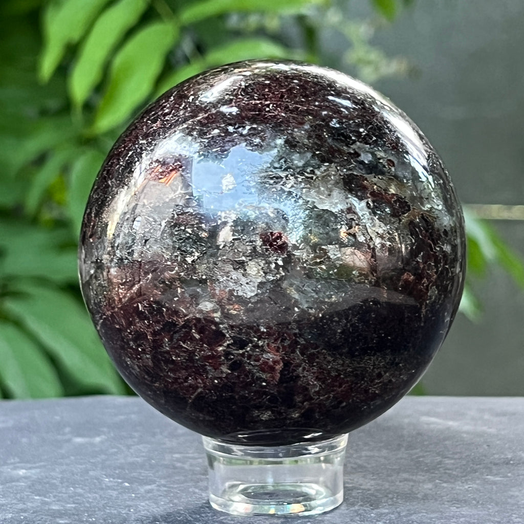 Sfera granat cu cuart | Model 2, pietre semipretioase - druzy.ro 9 