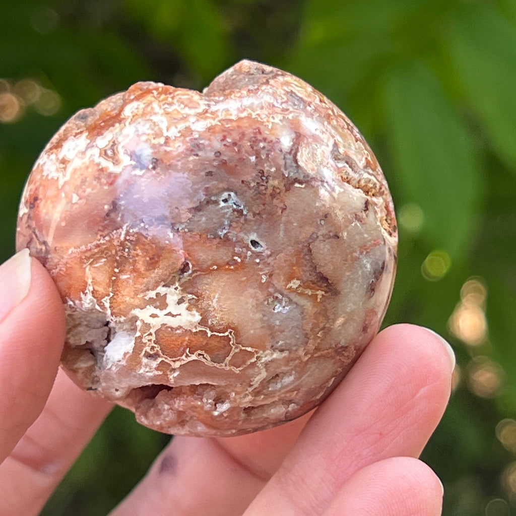 Sfera agat Crazy Lace | Model 13, pietre semipretioase - druzy.ro 6 