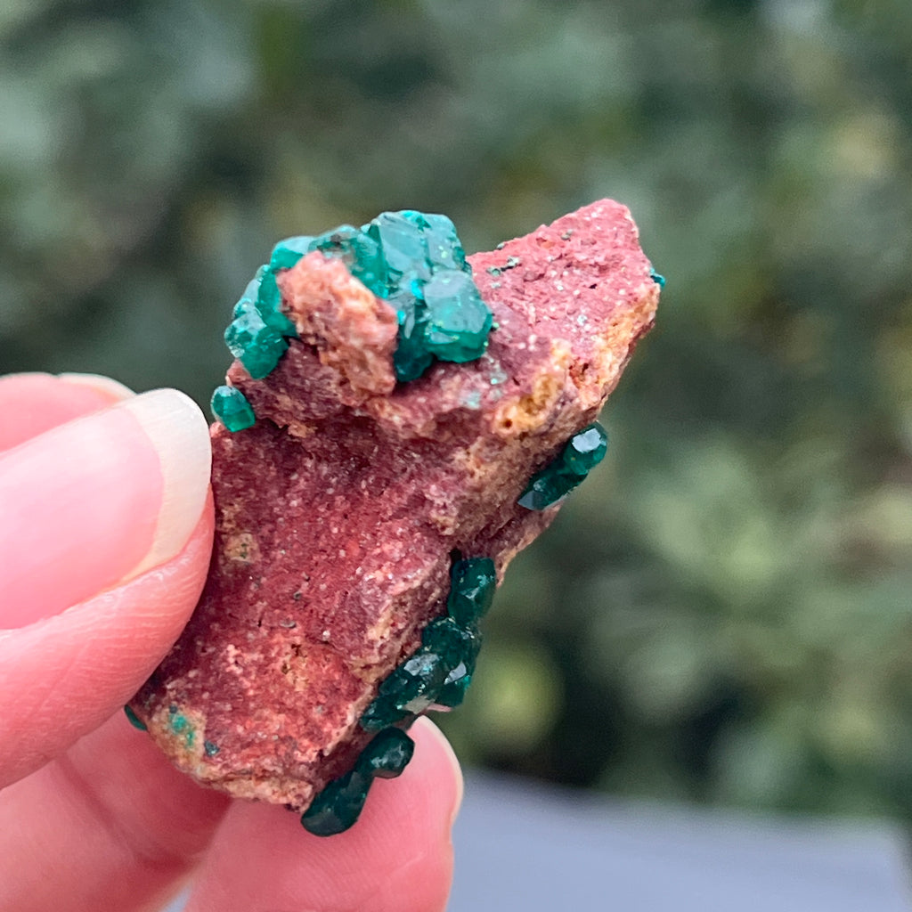 Dioptaz cluster din Congo model 26, pietre semipretioase - druzy.ro 4 