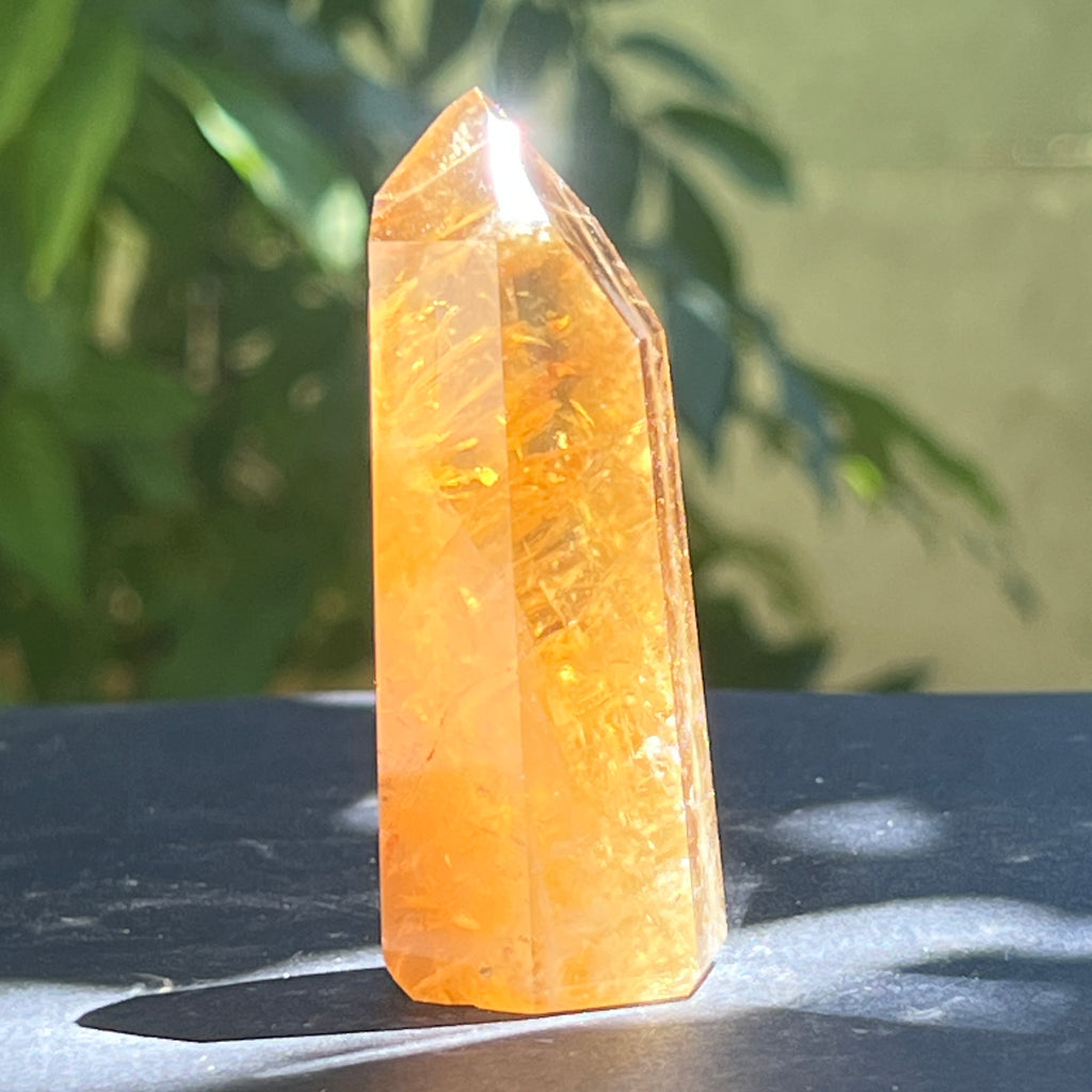 Obelisc citrin Brazilia calitate Extra AAA model 14, pietre semipretioase - druzy.ro 4 