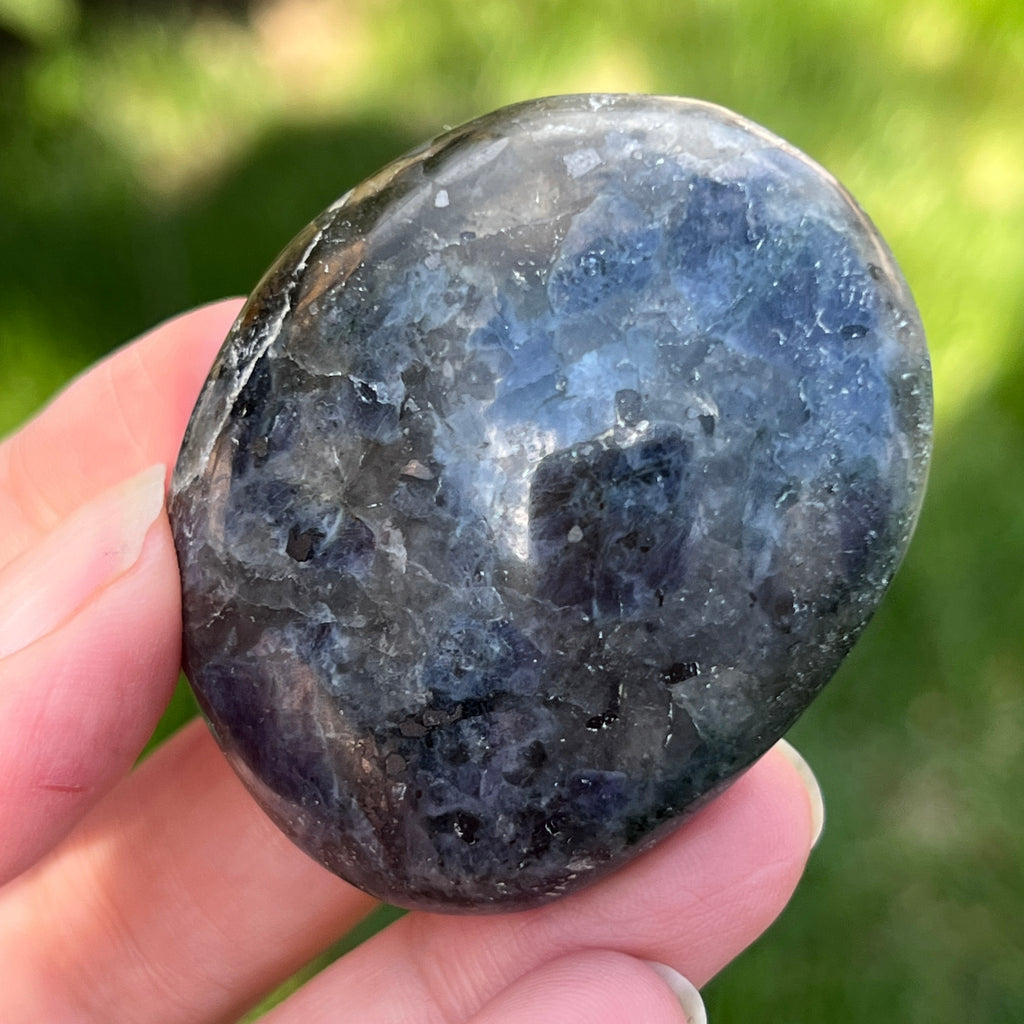 Palmstone Iolit (safir de apa) din Madagascar model 9, pietre semipretioase - druzy.ro 5 