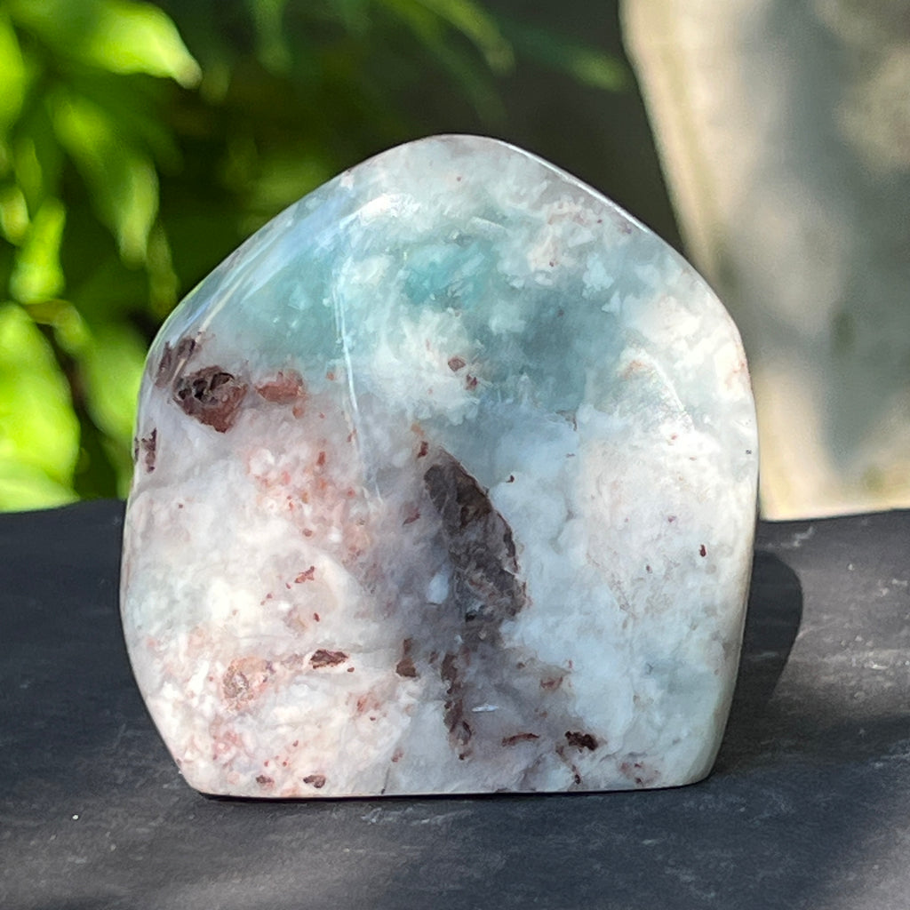 Calcedonie cu crom albastru-verzuie din Zimbabwe -forma libera| Model 5, pietre semipretioase - druzy.ro 3 