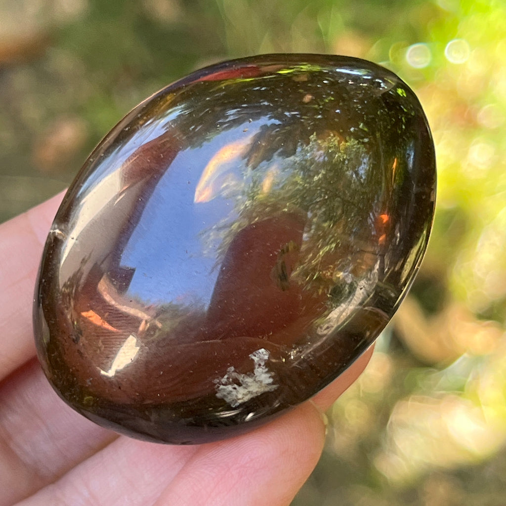 Palmstone cuart fumuriu unicat, model 5, pietre semipretioase - druzy.ro 4 