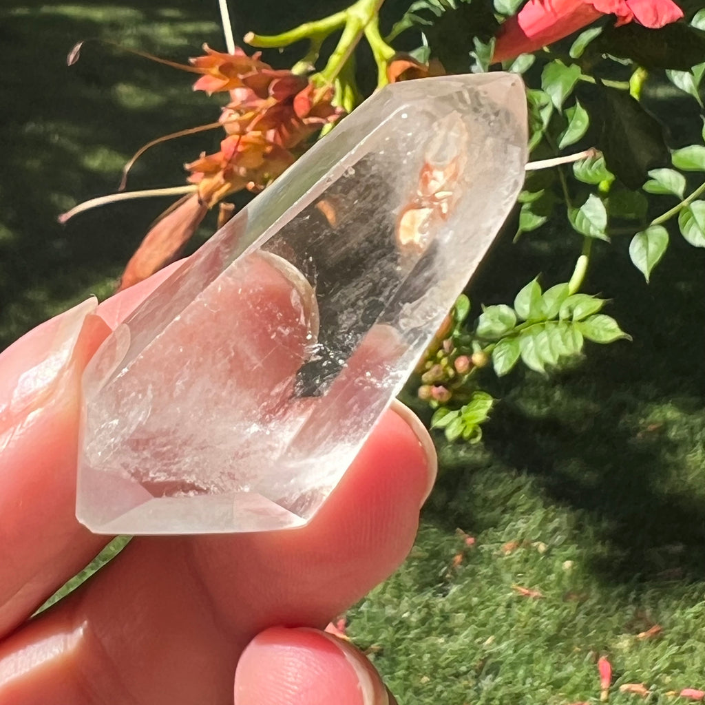Dublu varf cristal de stanca/cuart incolor model mini13, pietre semipretioase - druzy.ro 2