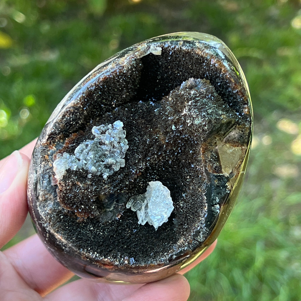 Ou Septaria din Madagascar , piatra dragonului | Model 10, pietre semipretioase - druzy.ro 2 