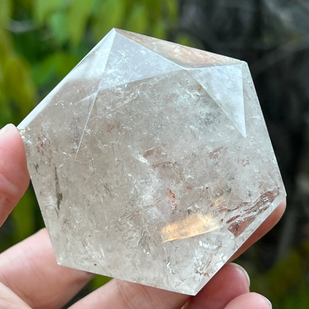 Cuart forma diamant caliate extra, cristal de stanca/cuart incolor m12, pietre semipretioase - druzy.ro 5 