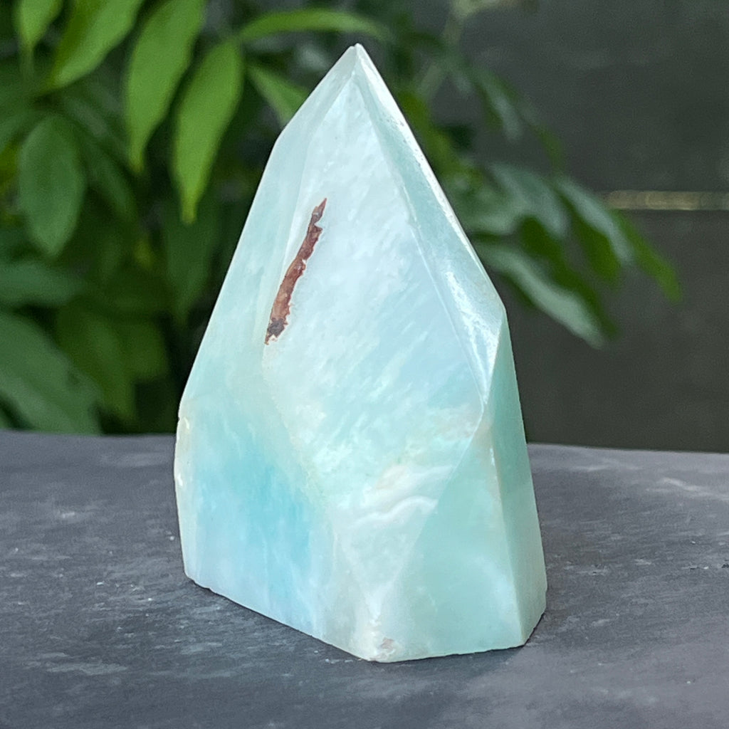 Sculptura generator aragonit albastru | Model 5, pietre semipretioase - druzy.ro 3 