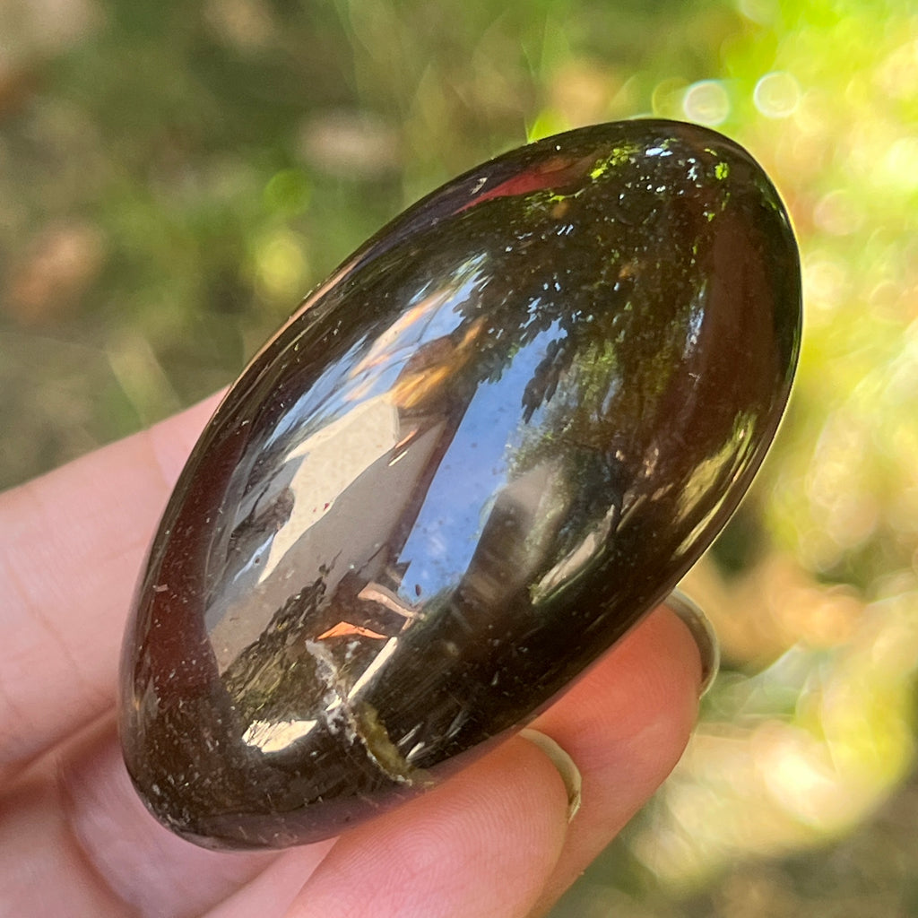 Palmstone cuart fumuriu unicat, model 5, pietre semipretioase - druzy.ro 2 