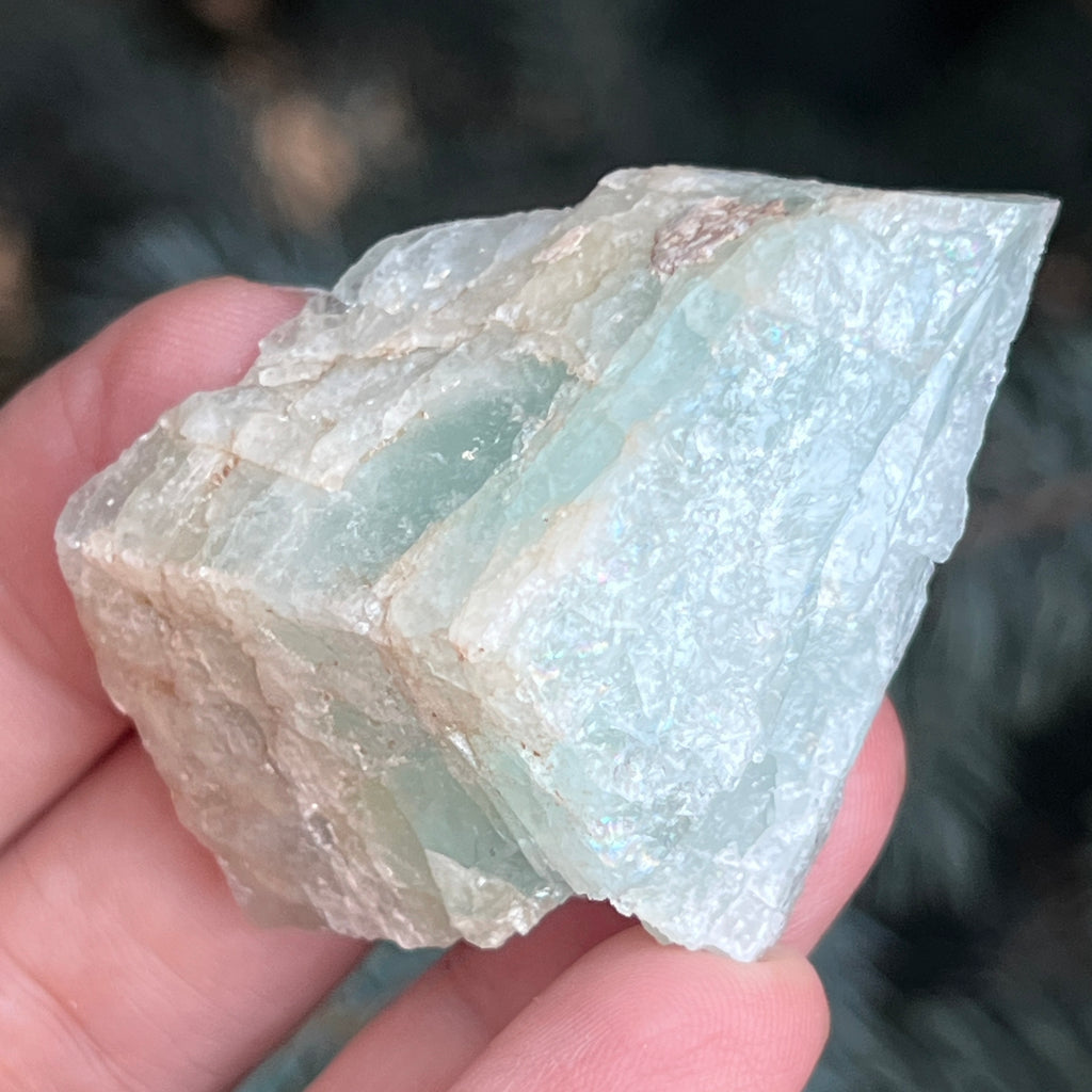 Acvamarin Pakistan piatra bruta model pk30, pietre semipretioase - druzy.ro 6 