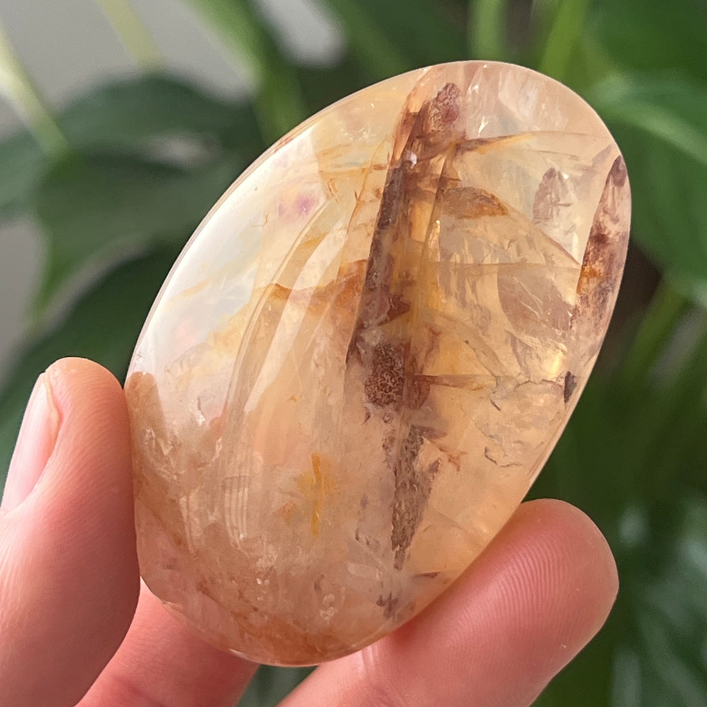 Palmstone cuart lamaie model 10, golden healer, pietre semipretioase - druzy.ro 2 