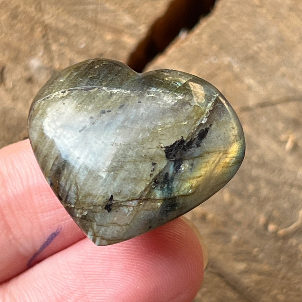 Inima labradorit model 8, pietre semipretioase - druzy.ro 2 
