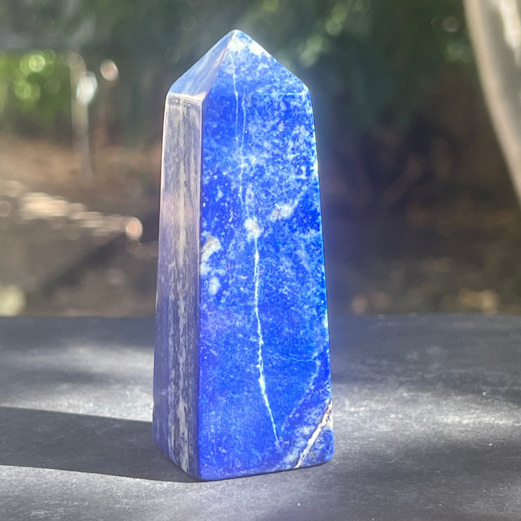 Turn/obelisc lapis lazuli m6, druzy.ro, cristale 9
