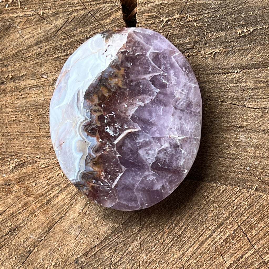 Palmstone ametist cu agat druzy model 1, pietre semipretioase - druzy.ro 3 