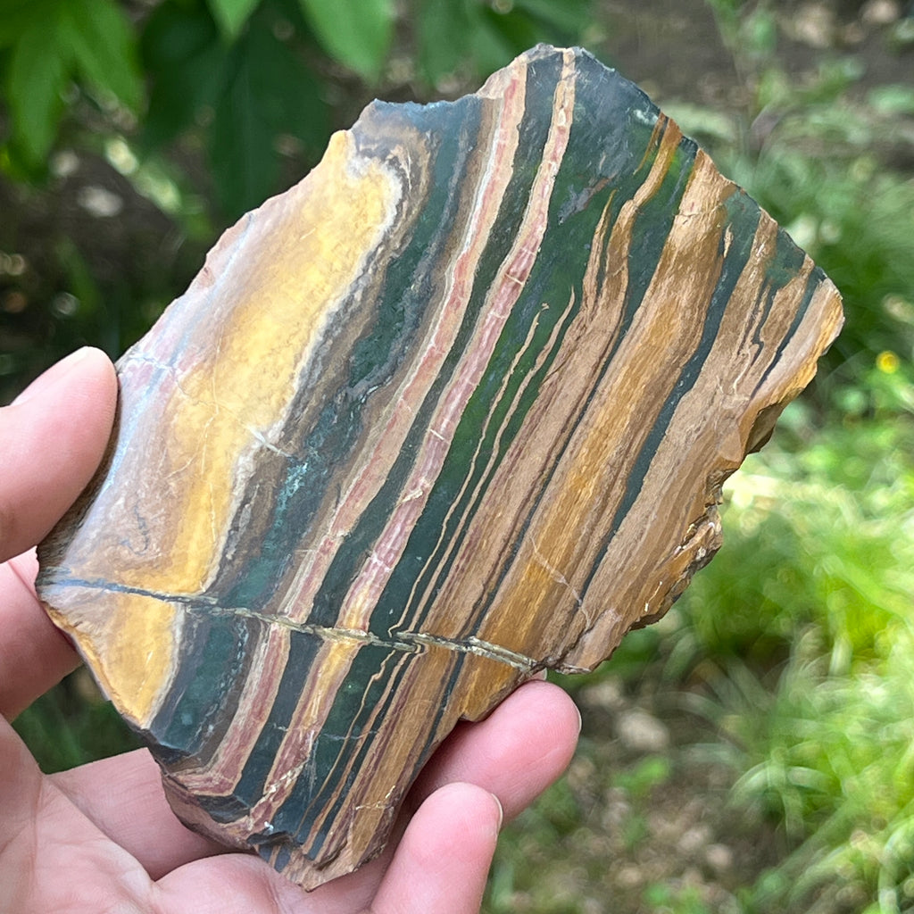 Ochi de tigru piatra bruta model 2, pietre semipretioase - druzy.ro 3 