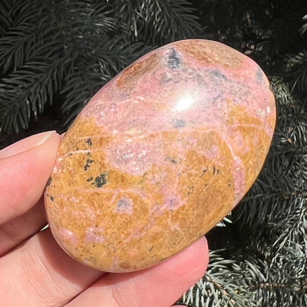 Palmstone rodonit Pakistan model 1, druzy.ro, pietre semipretioase 2