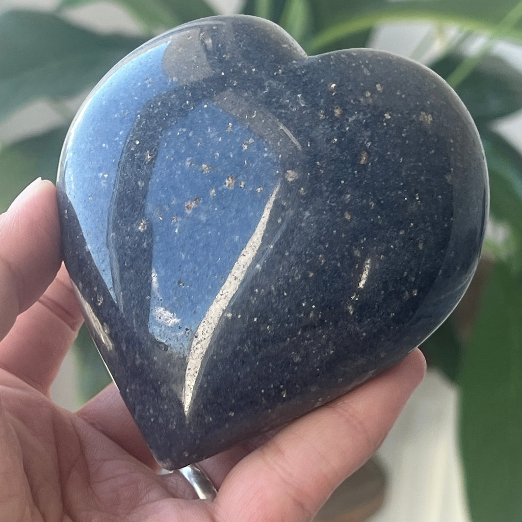 Inima lazulit din Madagascar | Model 7, pietre semipretioase - druzy.ro 1 