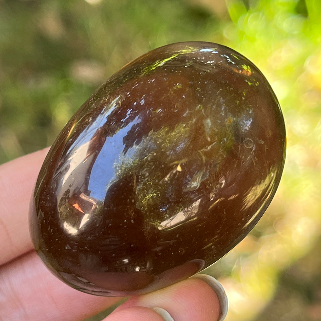 Palmstone cuart fumuriu unicat, model 2, pietre semipretioase - druzy.ro 3 