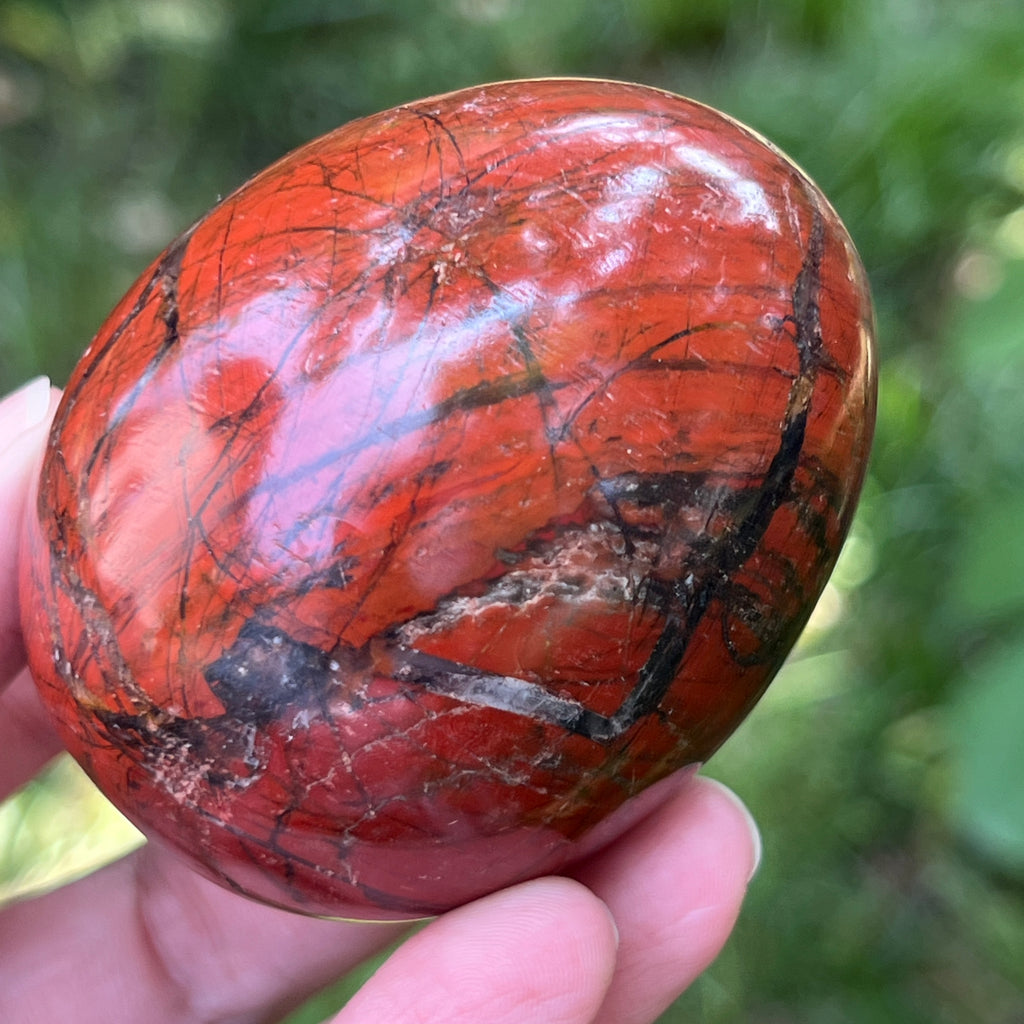 Ou jasp rosu din Zimbabwe model 9, pietre semipretioase - druzy.ro 1 